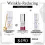 Wrinkle reducing skincare set